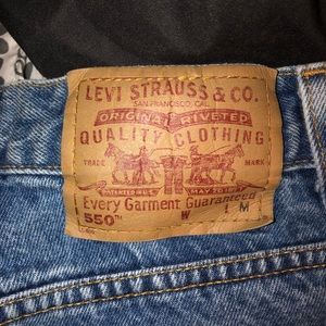 Levi's brand jeans. Wide cut so not tight jeans.